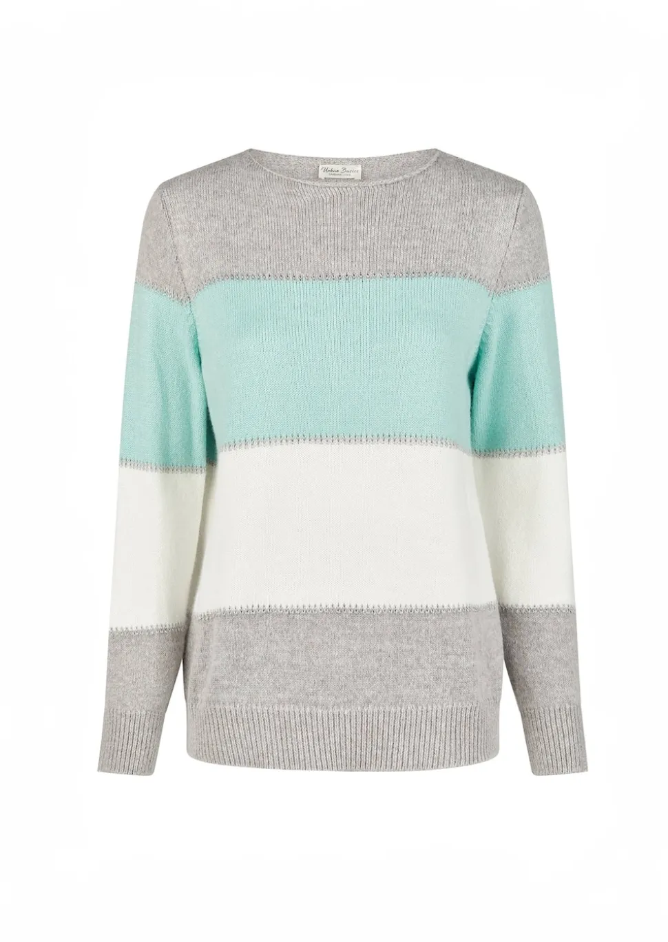 Pullover mit Blockstreifen
