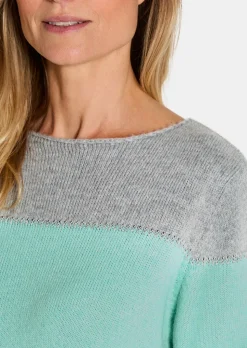 Pullover mit Blockstreifen