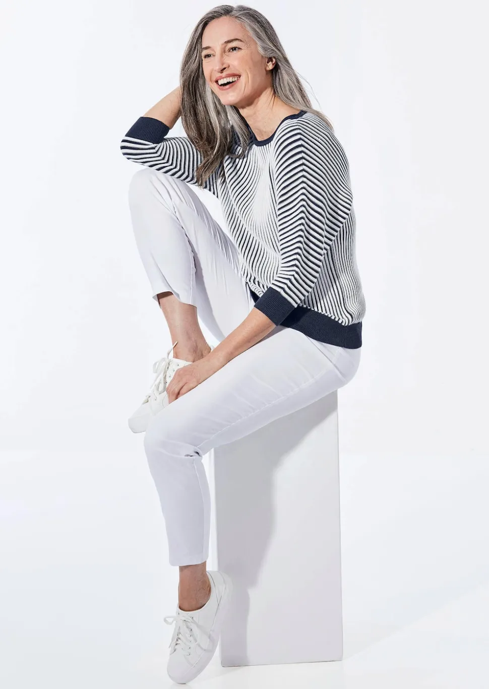 Pullover mit Fledermausärmeln