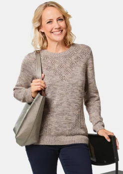 Pullover mit Glanzgarn