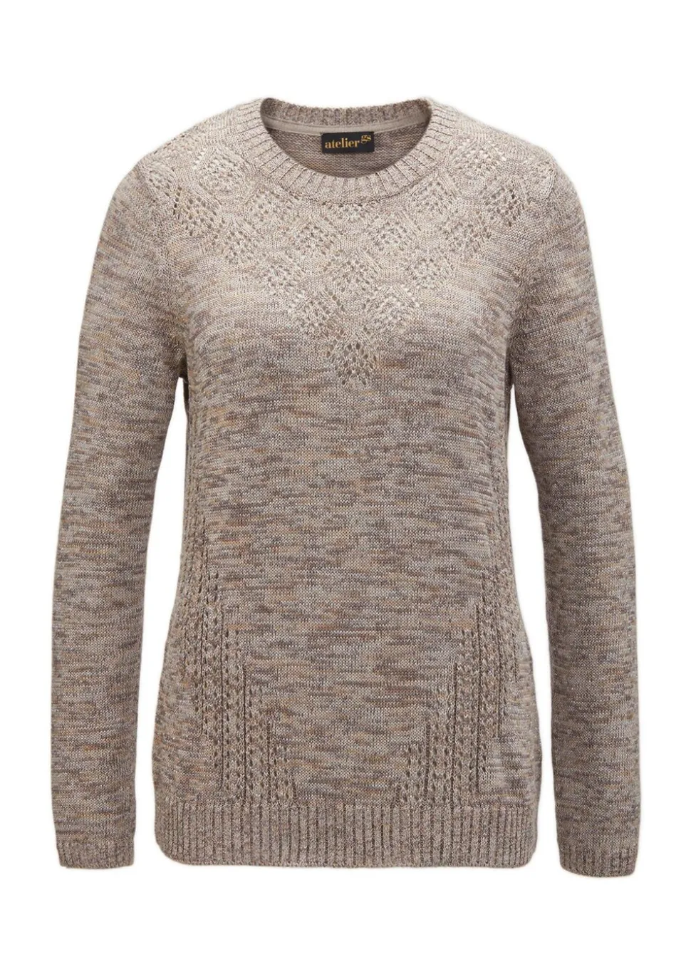 Pullover mit Glanzgarn