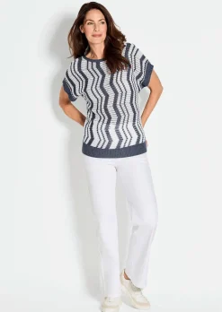 Pullover mit Intarsienmuster