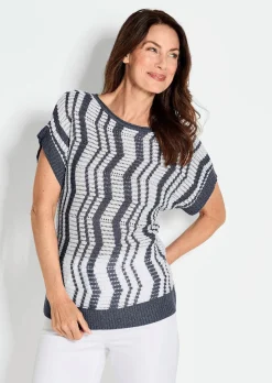 Pullover mit Intarsienmuster