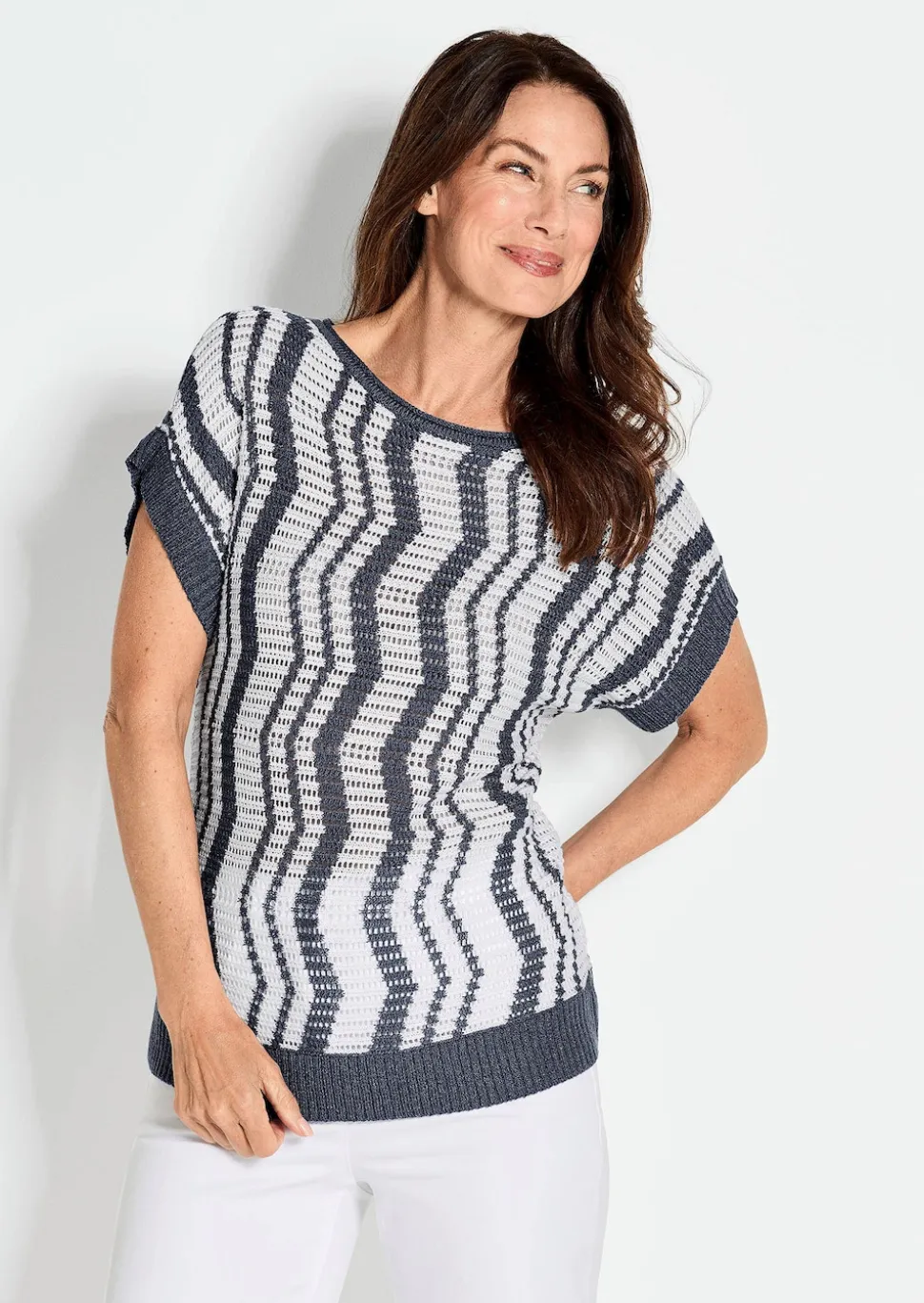 Pullover mit Intarsienmuster