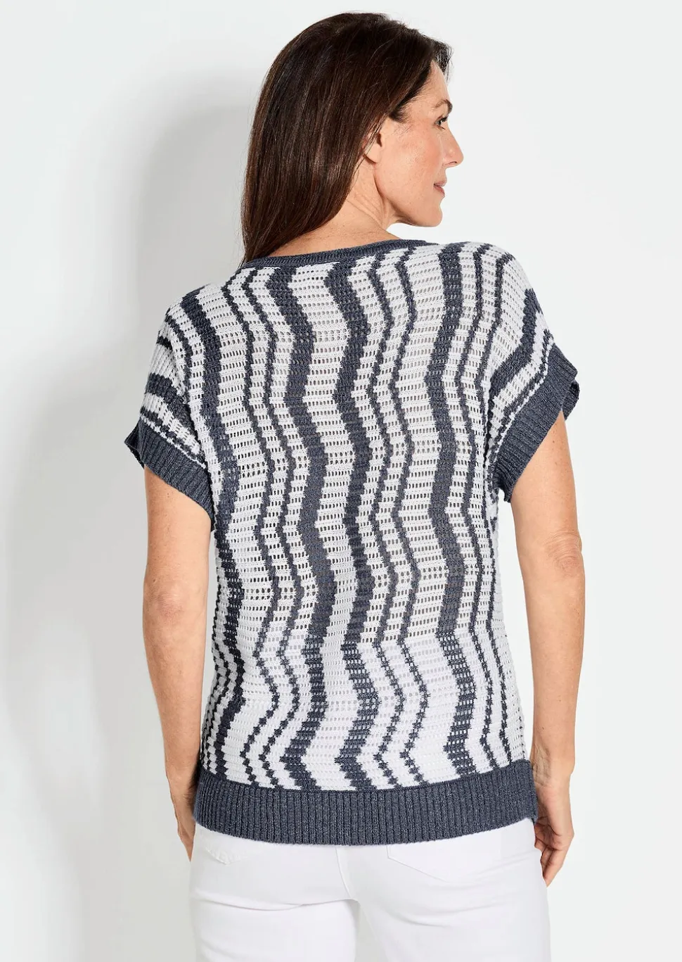Pullover mit Intarsienmuster