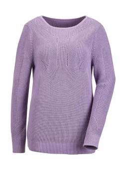 Pullover mit Rippenstrickmuster
