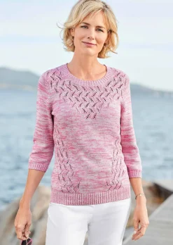 Pullover mit schönem Ajourmuster