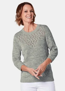 Pullover mit schönem Ajourmuster