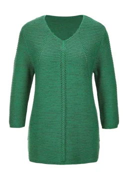 Pullover mit Strick-Details