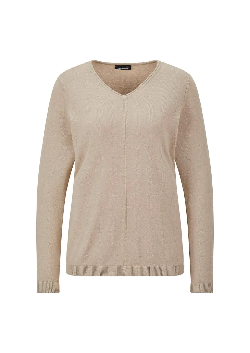 Pullover mit V-Ausschnitt aus COTTAMIRA