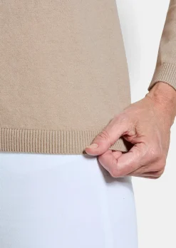 Pullover mit V-Ausschnitt aus COTTAMIRA