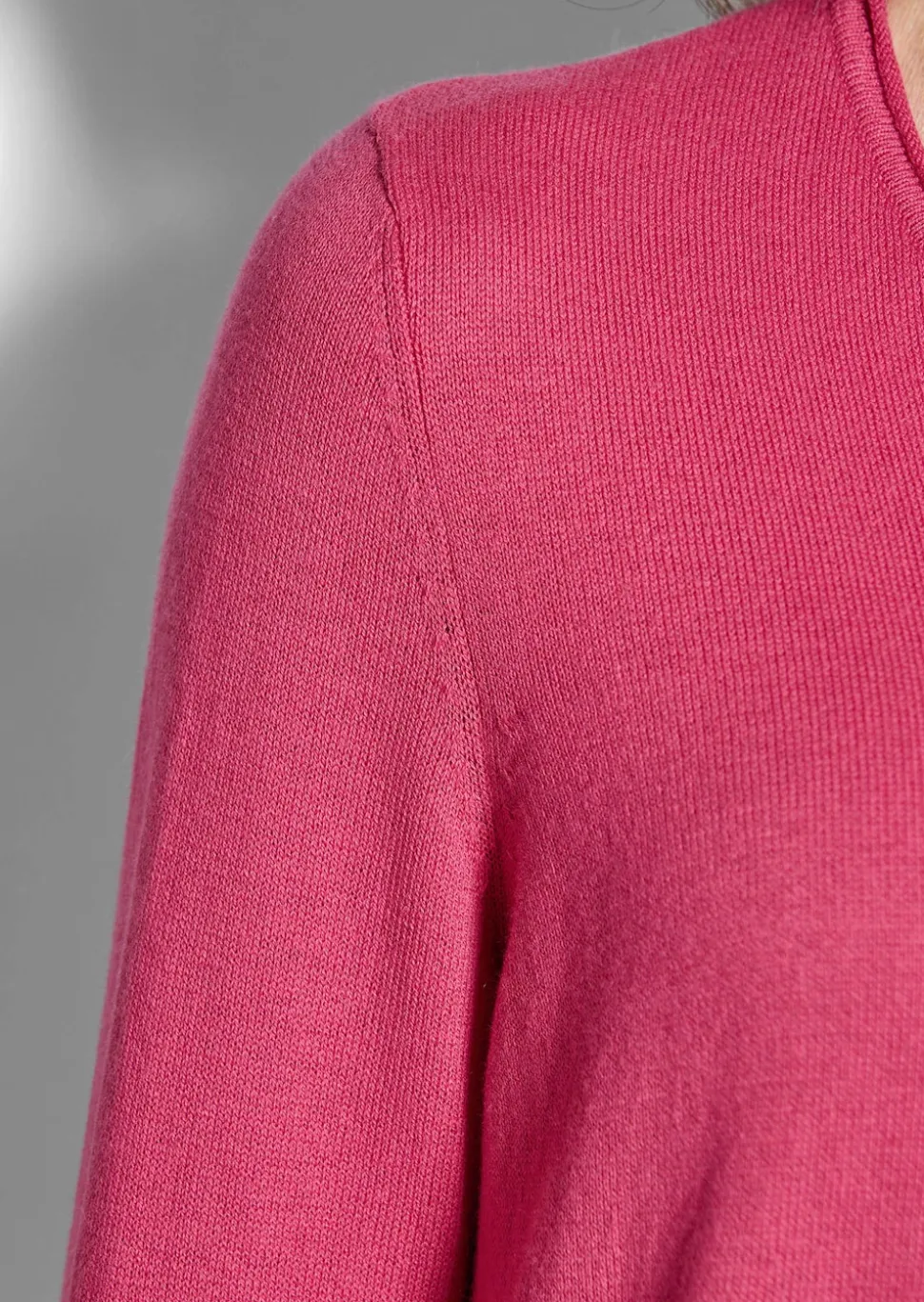 Pullover mit V-Ausschnitt aus COTTAMIRA