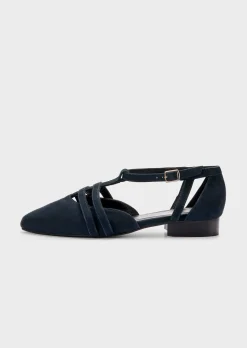 Pumps mit Riemchen in Komfort-Weite