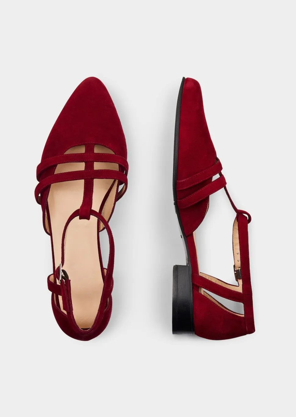 Pumps mit Riemchen in Komfort-Weite