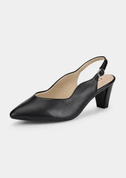 Pumps mit schmalem Fersenriemen
