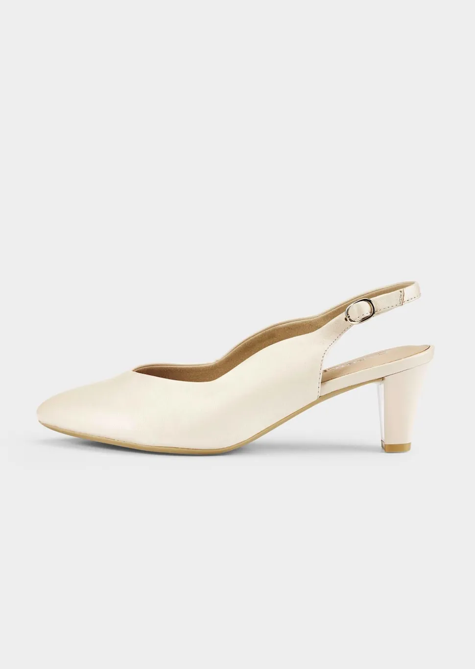Pumps mit schmalem Fersenriemen
