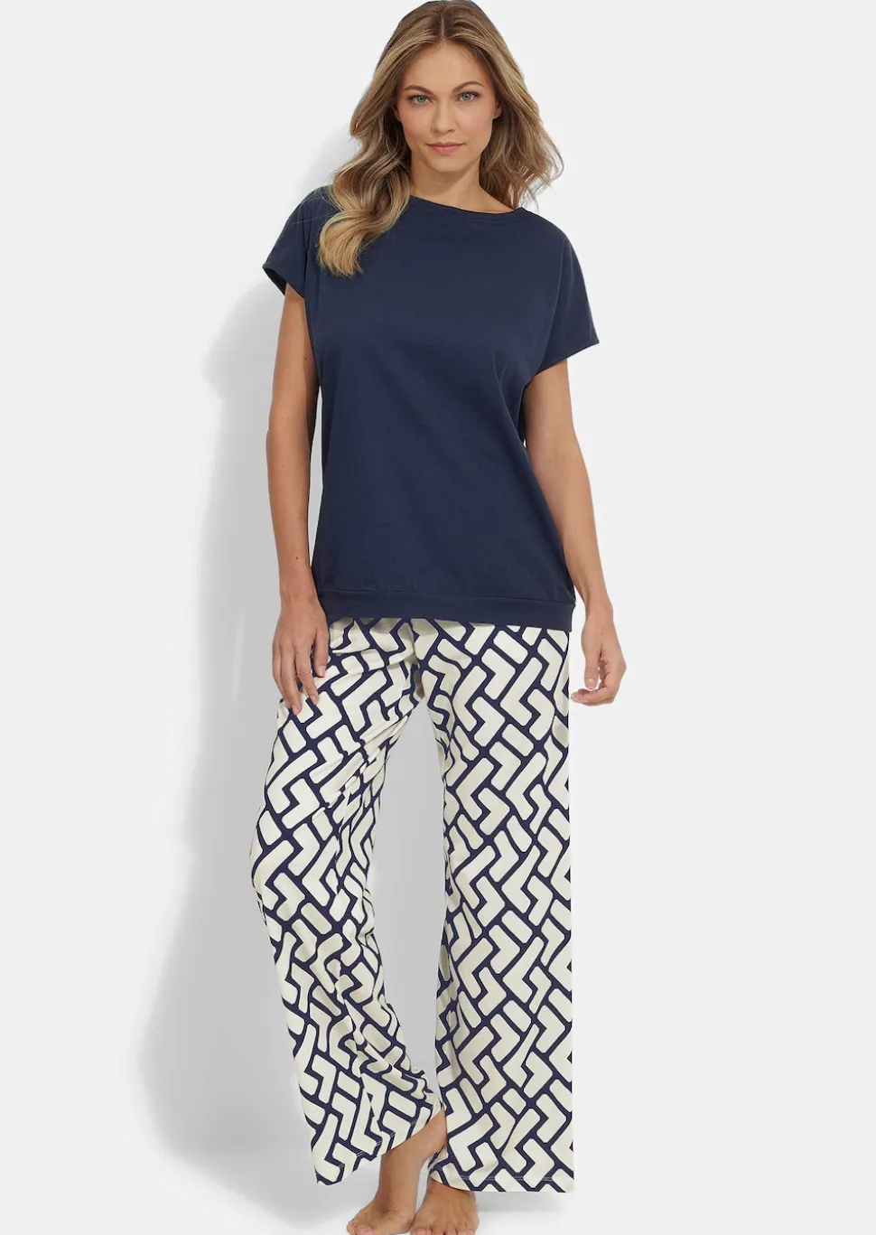 Pyjama aus Baumwolle und Modal