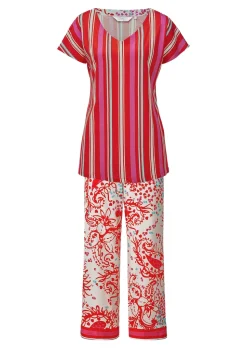 Pyjama aus Baumwoll-Jersey mit Modal