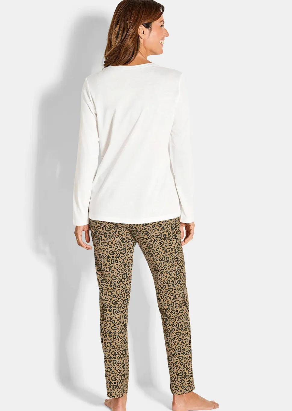 Pyjama mit Animal Print