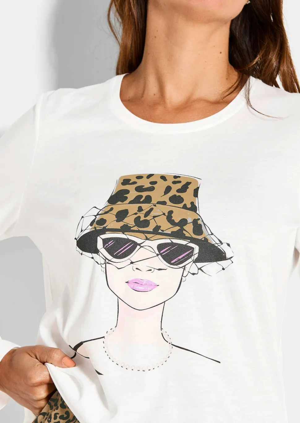 Pyjama mit Animal Print