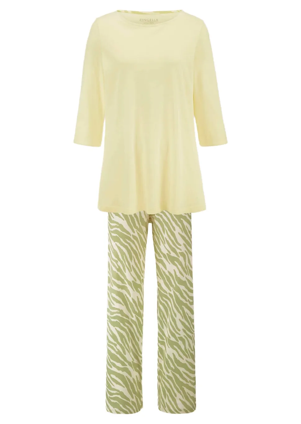 Pyjama mit dezentem Animal Print