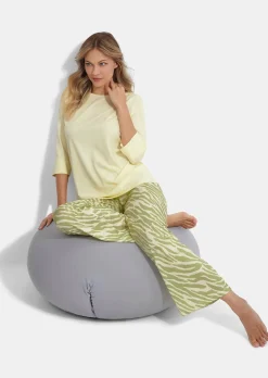 Pyjama mit dezentem Animal Print