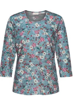 Raffiniertes Druckshirt mit 3/4-Arm