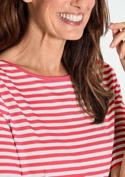 Ringelshirt aus Viskosejersey