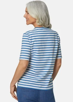 Ringelshirt mit Halbarm