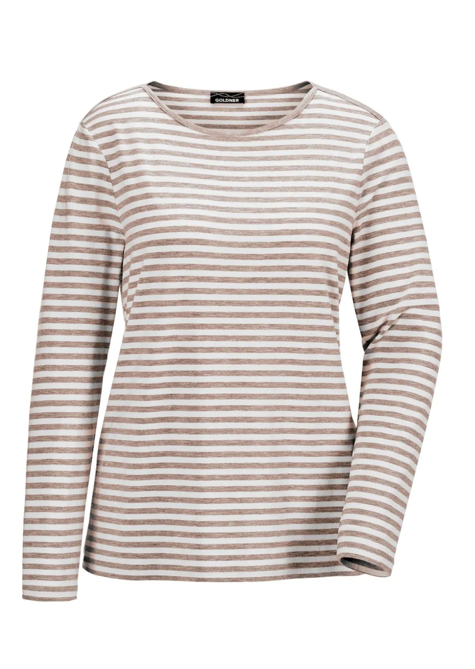 Ringelshirt mit U-Boot-Ausschnitt