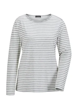 Ringelshirt mit U-Boot-Ausschnitt