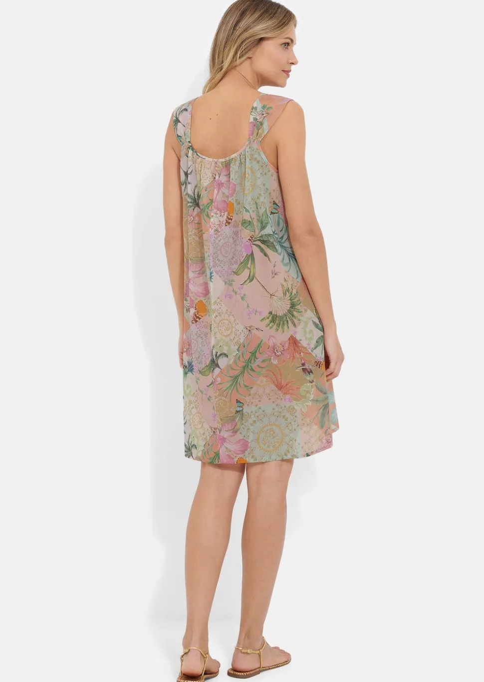 Ärmelloses Freizeitkleid mit breiten Trägern