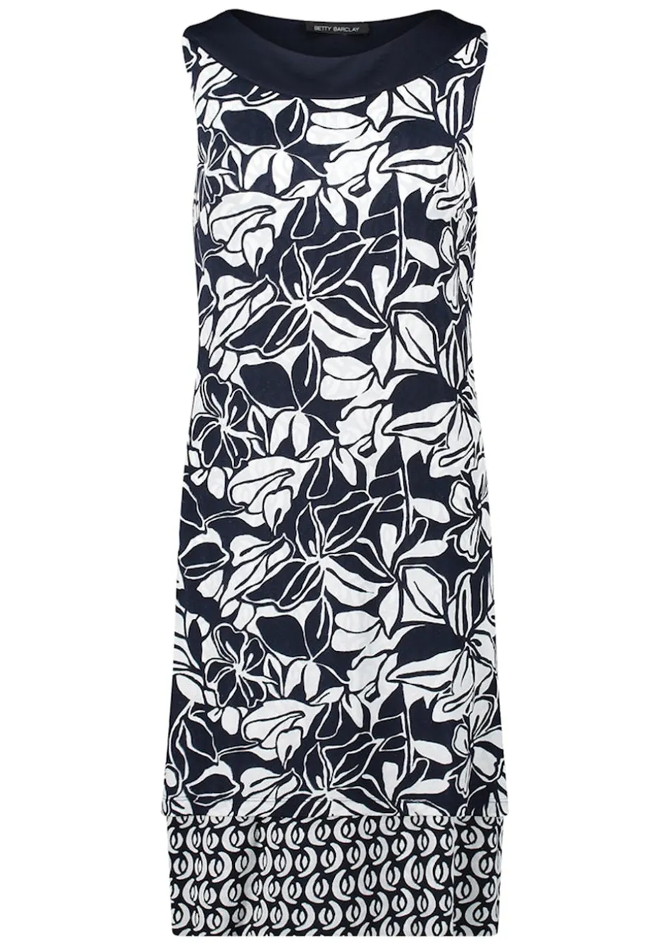 Ärmelloses Wendekleid mit zwei Mustern