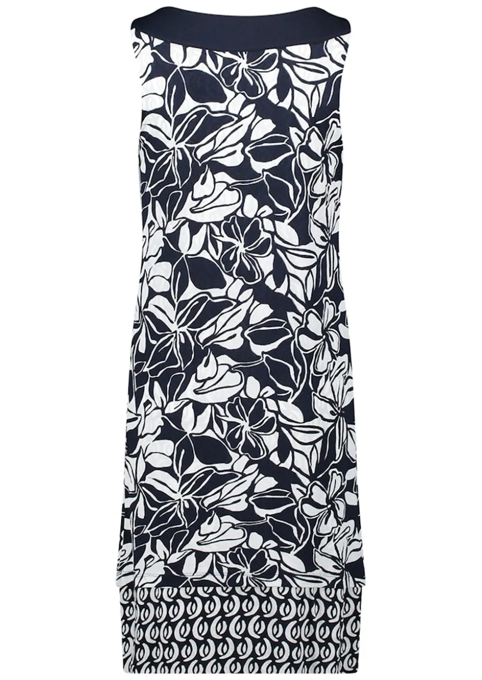 Ärmelloses Wendekleid mit zwei Mustern