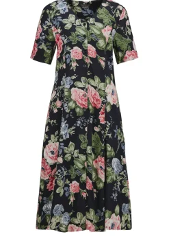 Romantisches Kleid mit floralem Alloverdruck