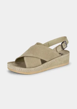 Sandale mit auswechselbarem Fußbett