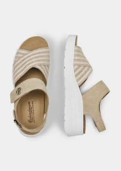Sandale mit weichen Stretchbändern