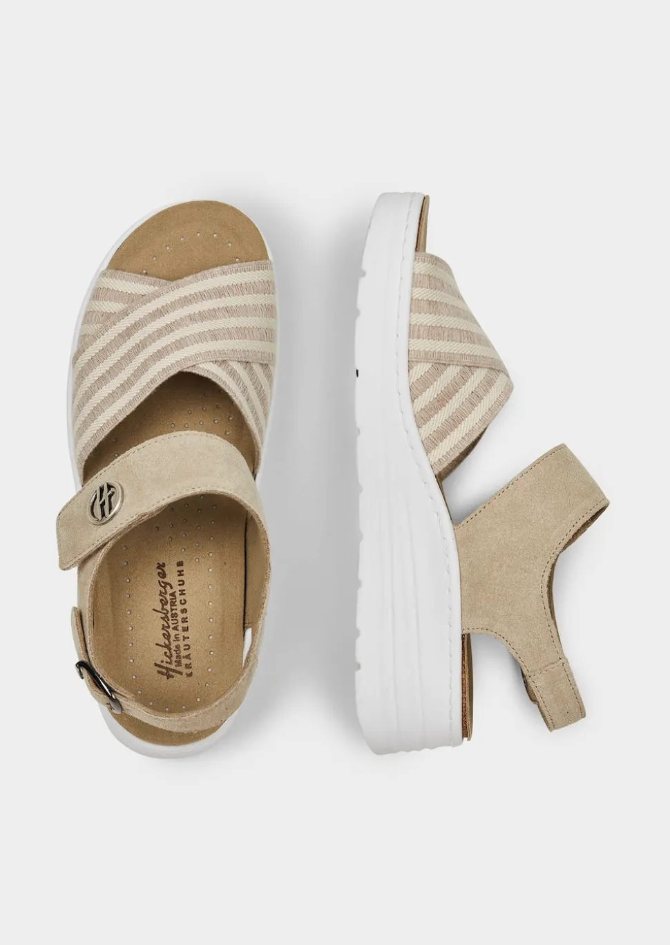 Sandale mit weichen Stretchbändern