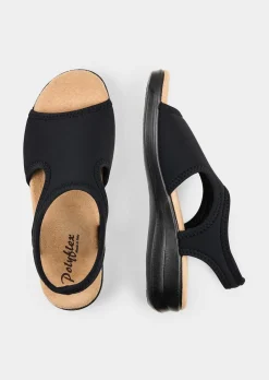 Sandalen aus Stretch