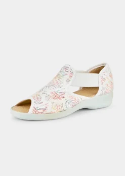 Sandalen mit Blumenprint