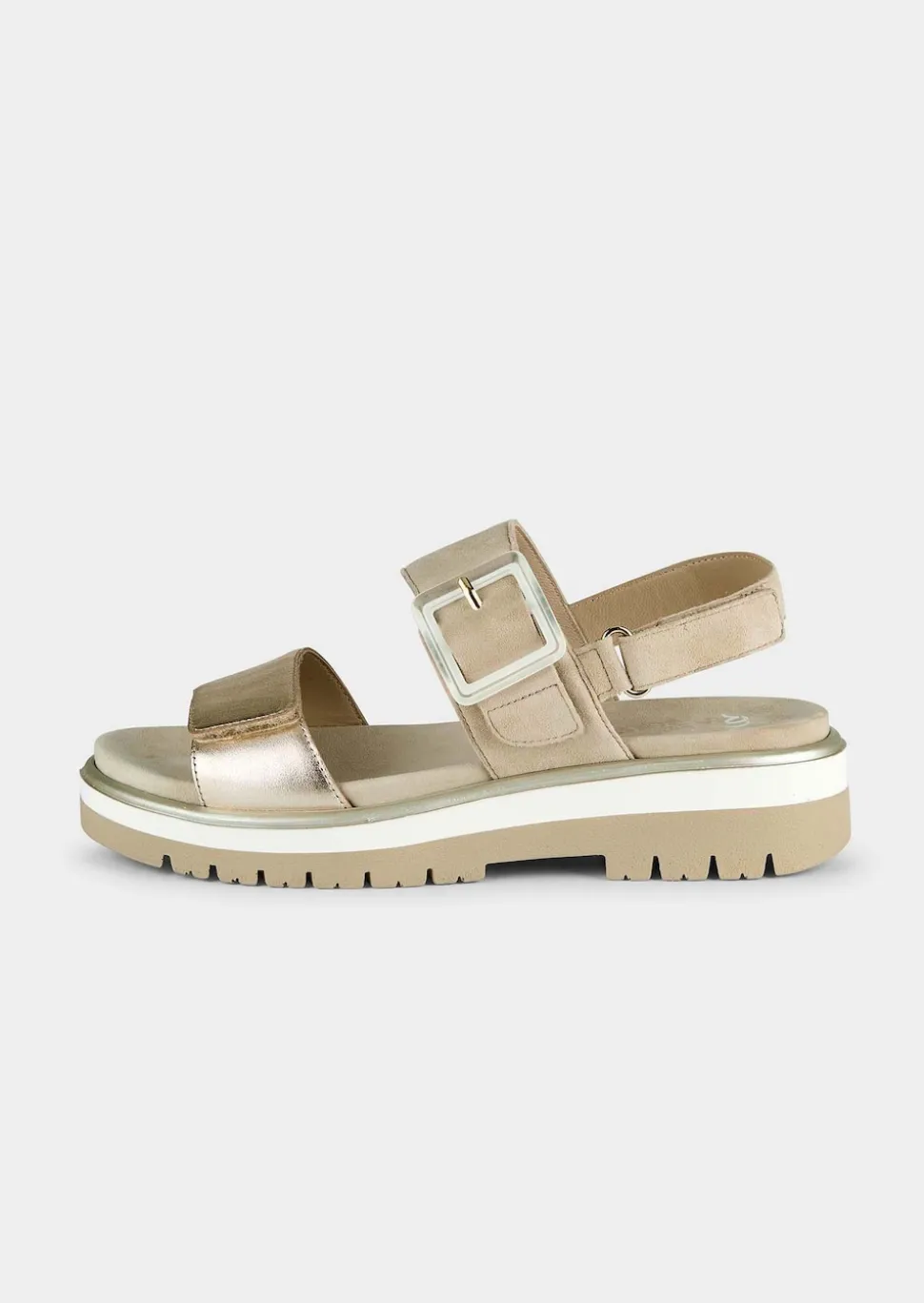 Sandalen mit dekorativer Zierschließe