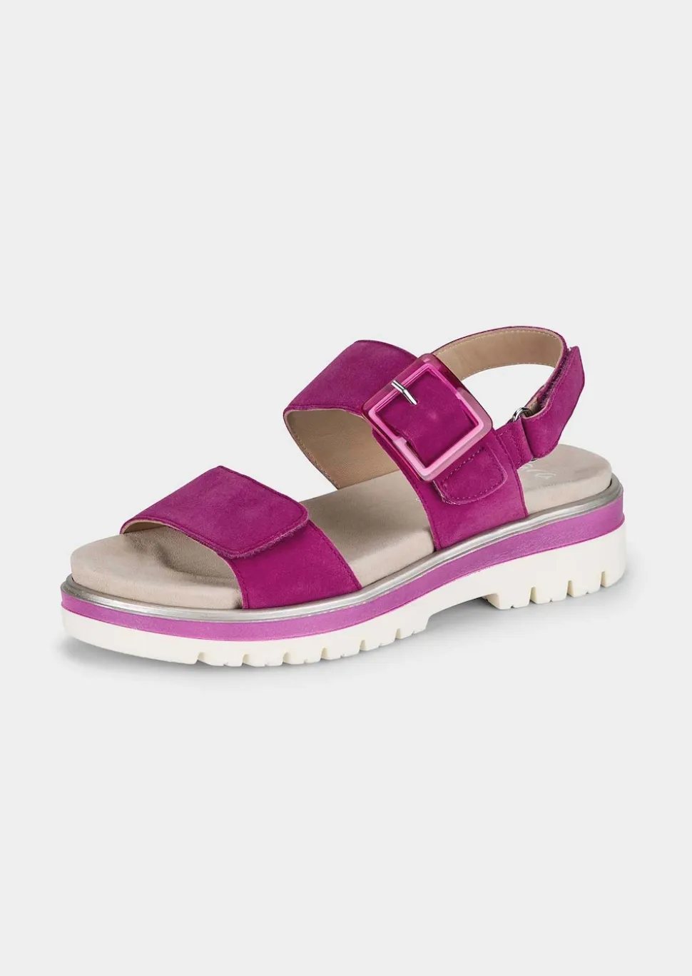 Sandalen mit dekorativer Zierschließe