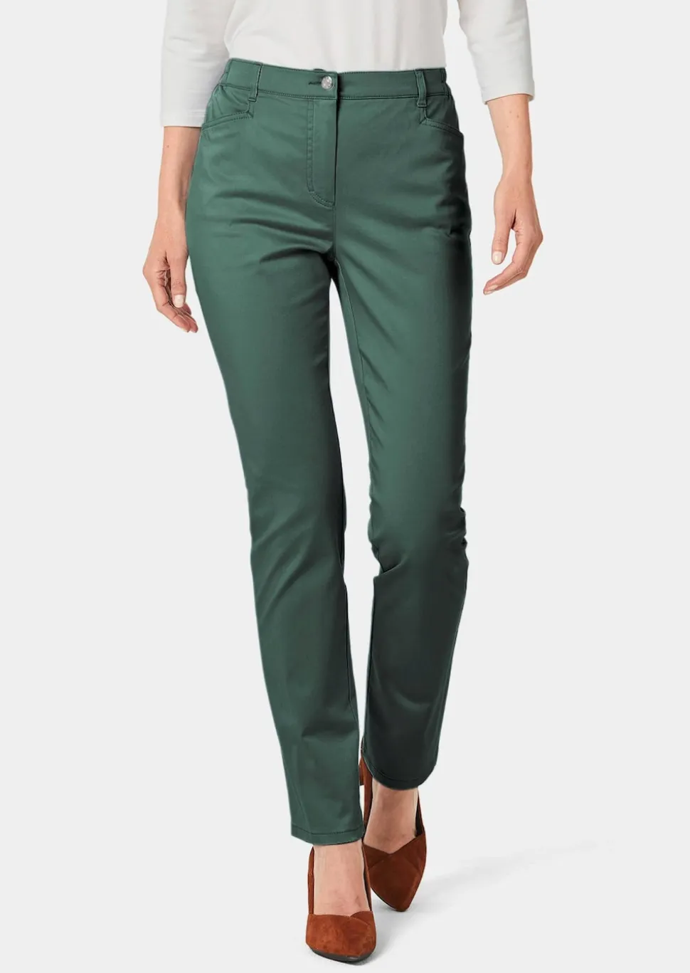 Satin-Baumwollhose LOUISA