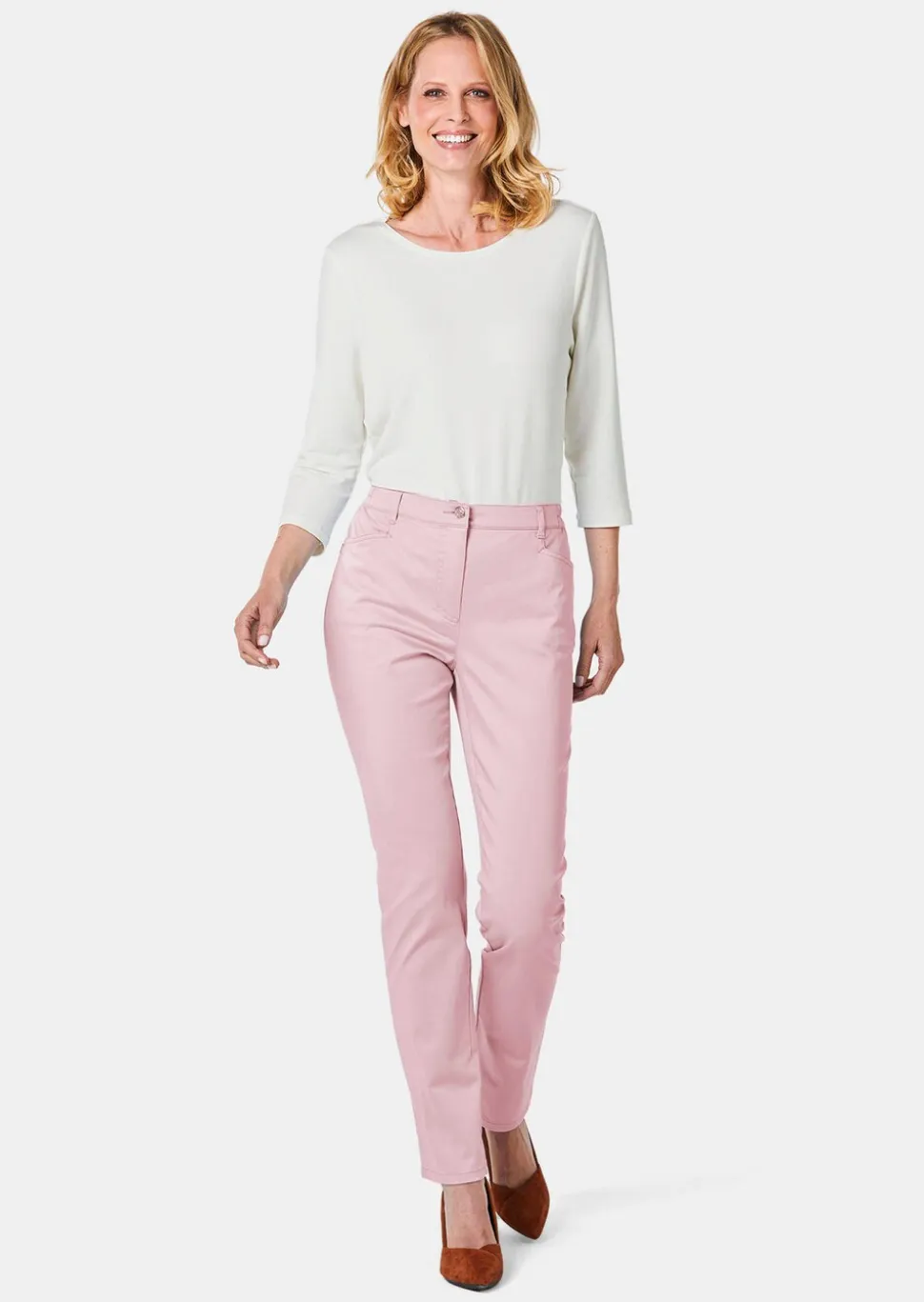 Satin-Baumwollhose LOUISA