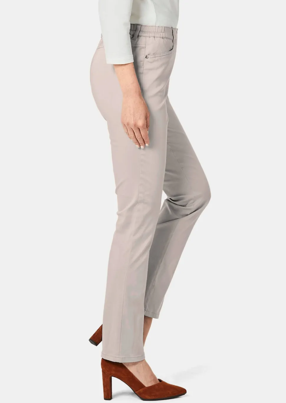 Satin-Baumwollhose LOUISA