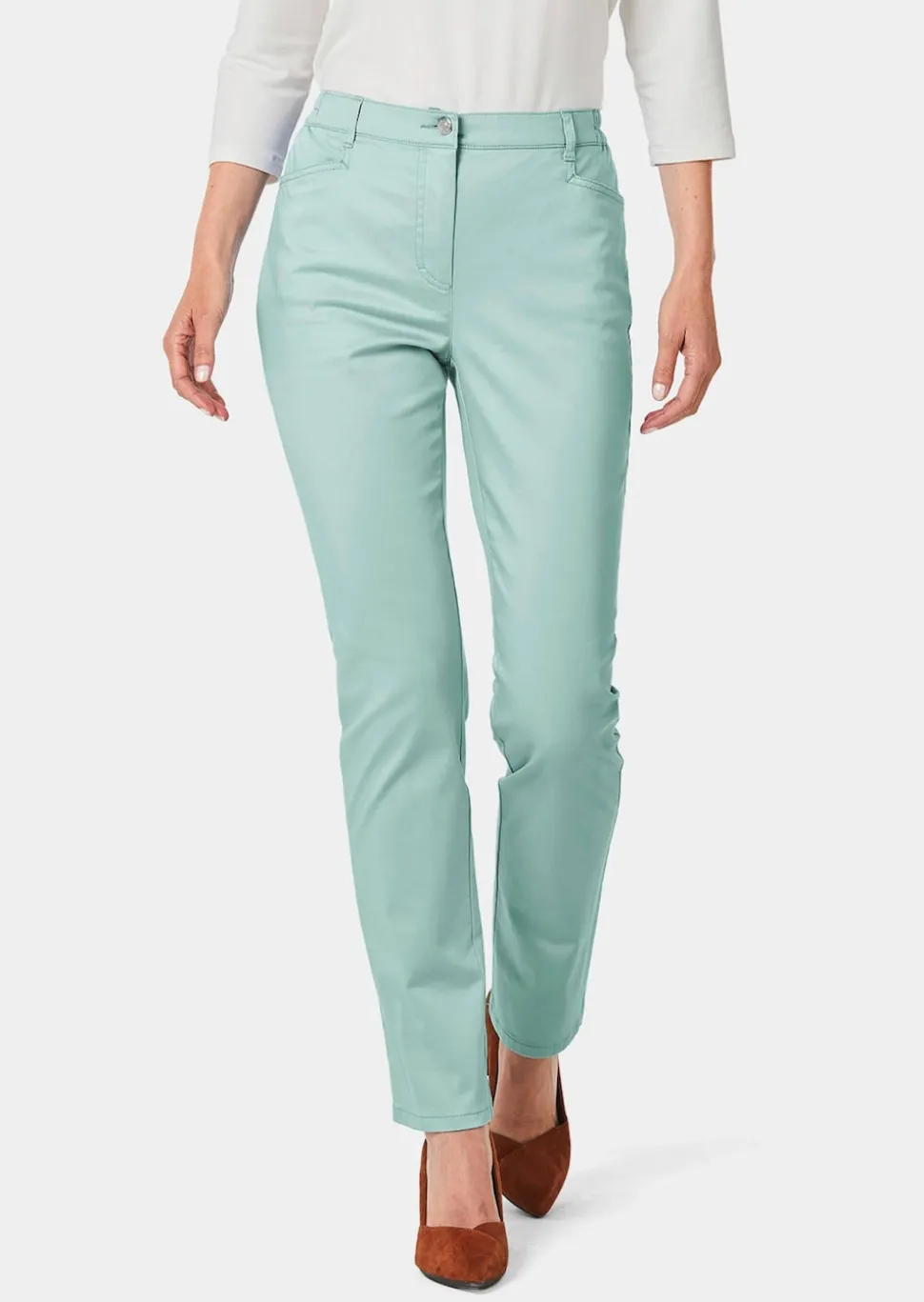 Satin-Baumwollhose LOUISA