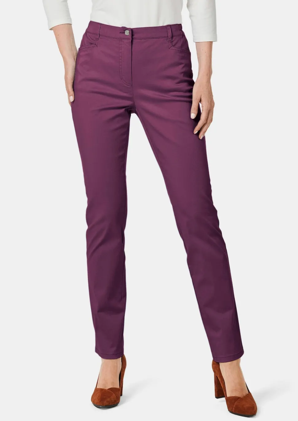 Satin-Baumwollhose LOUISA COMFORT+
