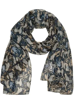 Schaltuch mit Leopardenmotiv
