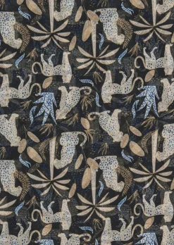 Schaltuch mit Leopardenmotiv