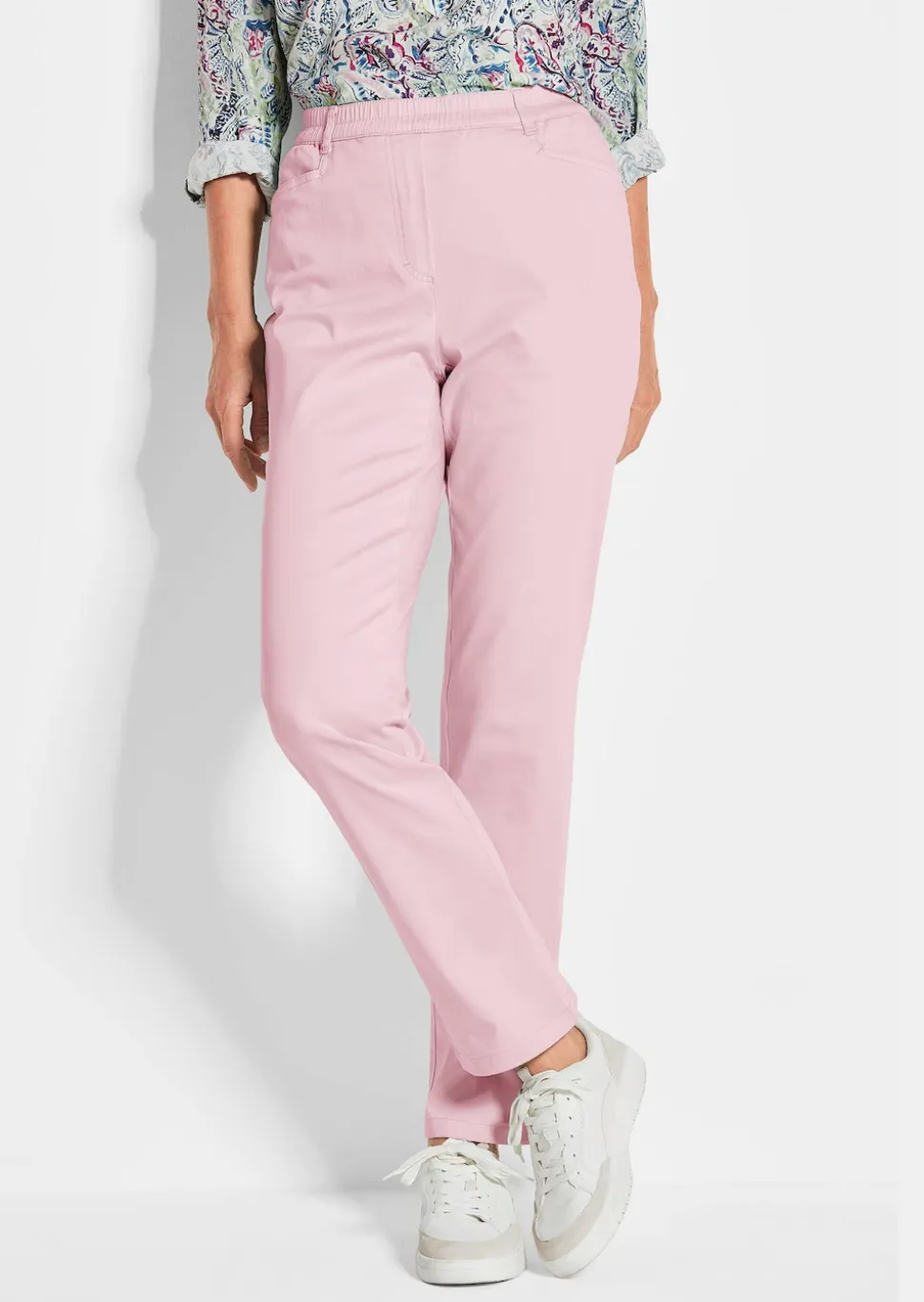 Schlupfhose LOUISA aus Baumwoll-Satin